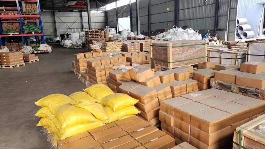 Guanwei finished goods packaging area