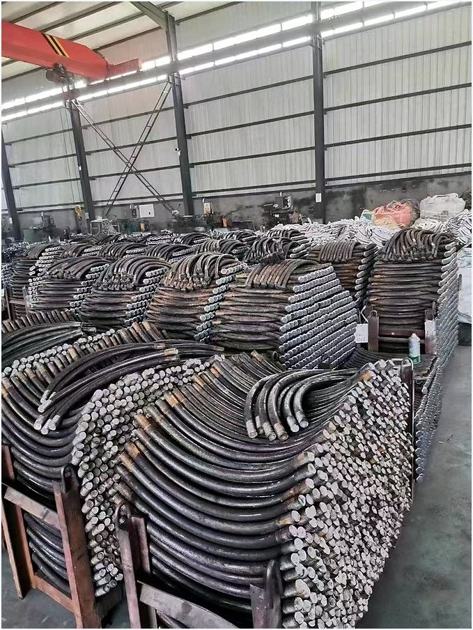 Factory anchor bolt stock
